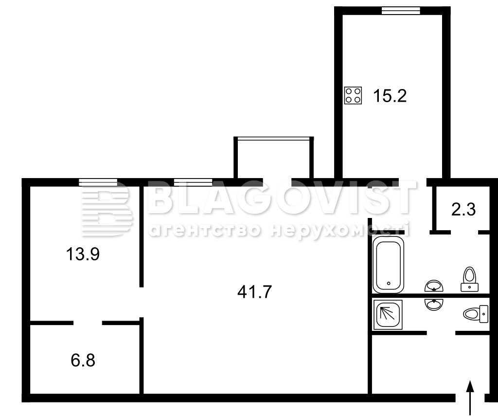 Apartment Q-4205, Sichovykh Strilciv (Artema), 10, Kyiv - Photo 3